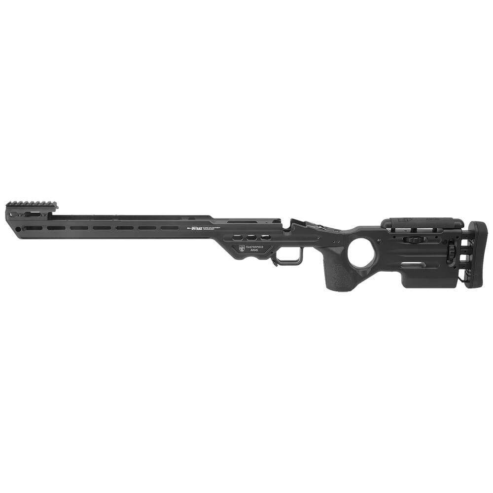 MasterPiece Arms Remington LA LH Black Matrix Chassis MATRIXCHASSISREMLA-BLK-LH-21 - Masterpiece Arms