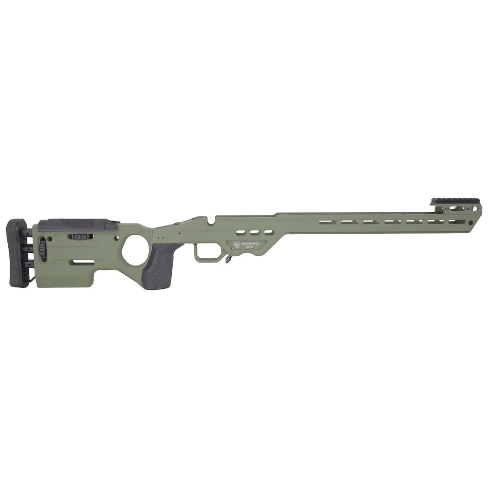 MasterPiece Arms Tikka SA RH MC Dark Green Matrix Chassis MATRIXCHASSISTIK-GRN-RH-21 - Masterpiece Arms