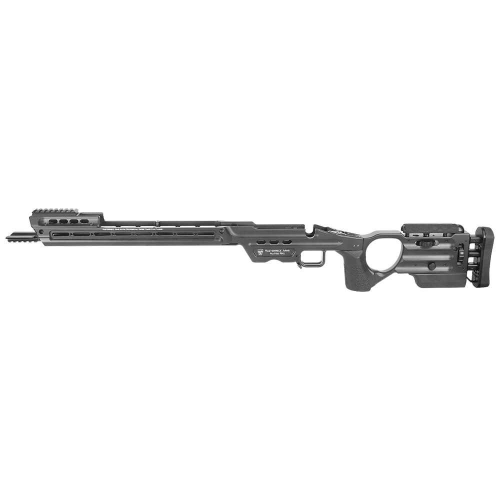 Masterpiece Arms Remington SA LH Black Matrix Pro Chassis MATRIXPROCHASSISREMSA-BLK-LH-22 - Masterpiece Arms