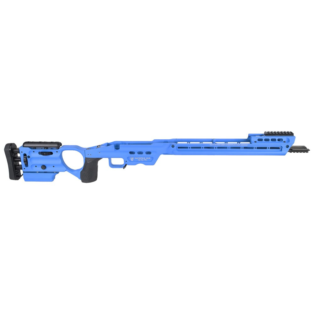 Masterpiece Arms Remington SA RH NRA Blue Matrix Pro Chassis MATRIXPROCHASSISREMSA-BLU-RH-22 - Masterpiece Arms