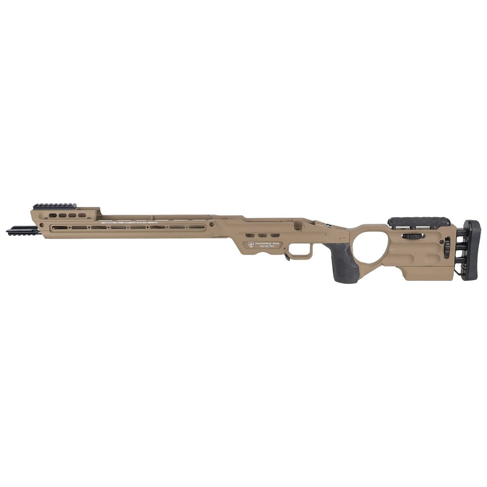 Masterpiece Arms Remington SA LH Flat Dark Earth Matrix Pro Chassis MATRIXPROCHASSISREMSA-FDE-LH-22 - Masterpiece Arms