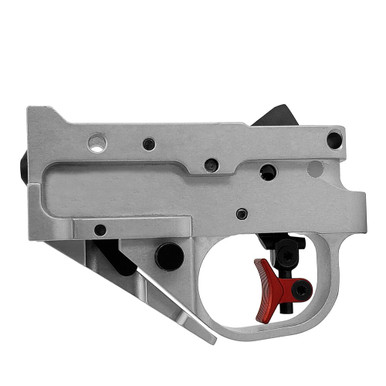 Timney Triggers Timney Ruger 10/22 Calvin Elite 2 Stage Silver Housing Short Mag Release Trigger with Adjustable Shoes 1022CESI - Excellent - Timney Triggers