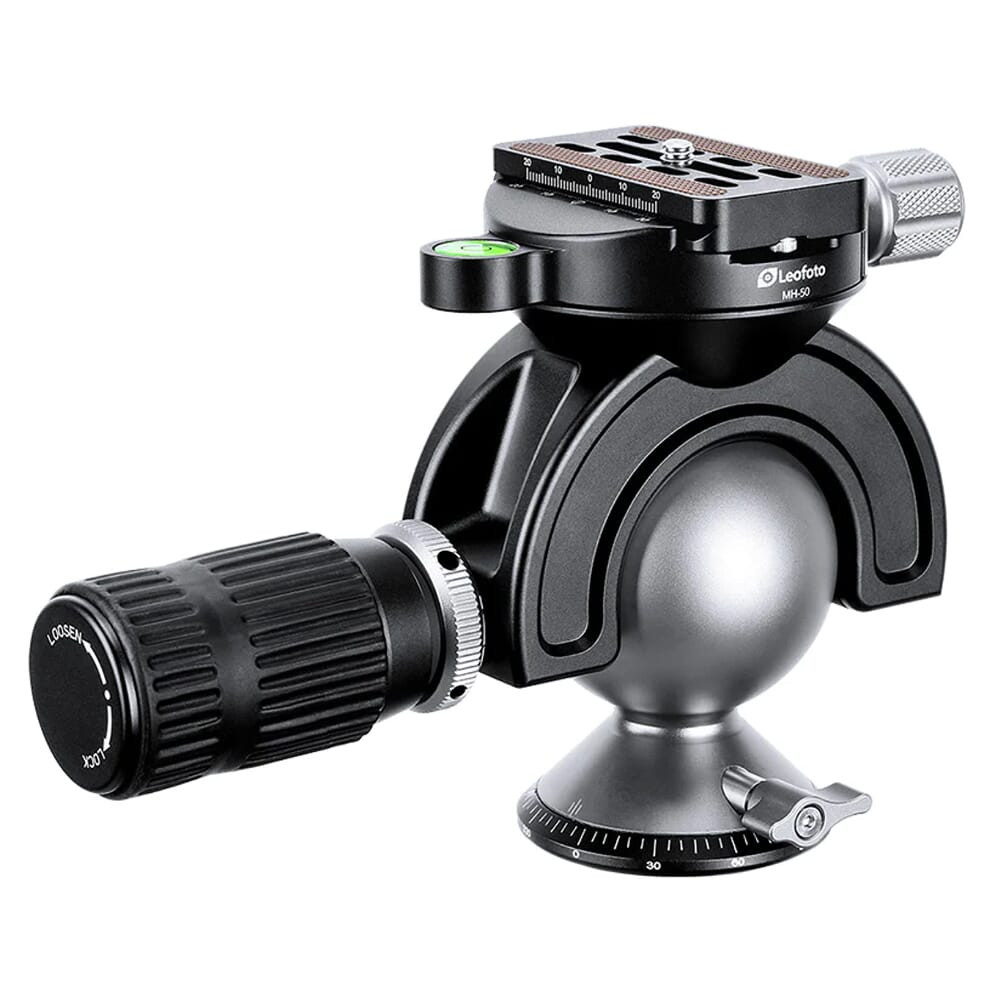 Leofoto MH-50 Arca Compatible Panning Ball Head w/Handlebar Control MH-50 - Leofoto