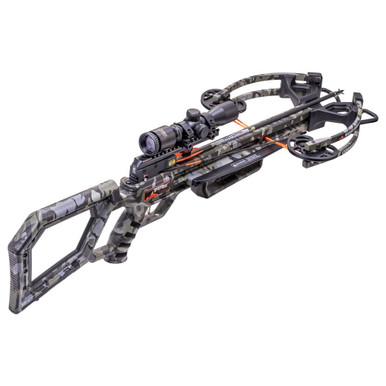 Wicked Ridge Crossbows Wicked Ridge Commander M1 Peak Camo Crossbow w/Rope Sled & Multi-Line Scope WR24003-9534 - Light Marks, Damaged Box USED7760 - Wicked Ridge Crossbows