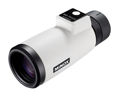 MINOX MD 7x42 C Monocular - White 62214 - Minox