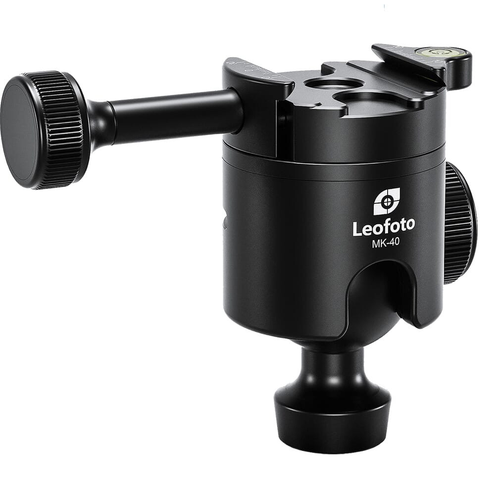 Leofoto MK-40 Rifle 40mm Ball Head w/Arca Clamp MK-40-FOR-SA-TRIPOD - Leofoto