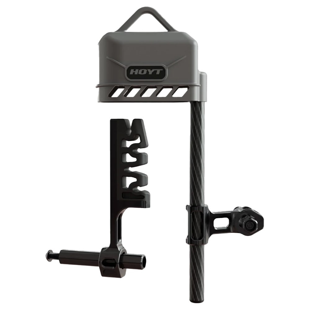 Hoyt Superlite DG 4-Arrow Gray Quiver 1470270 - Hoyt