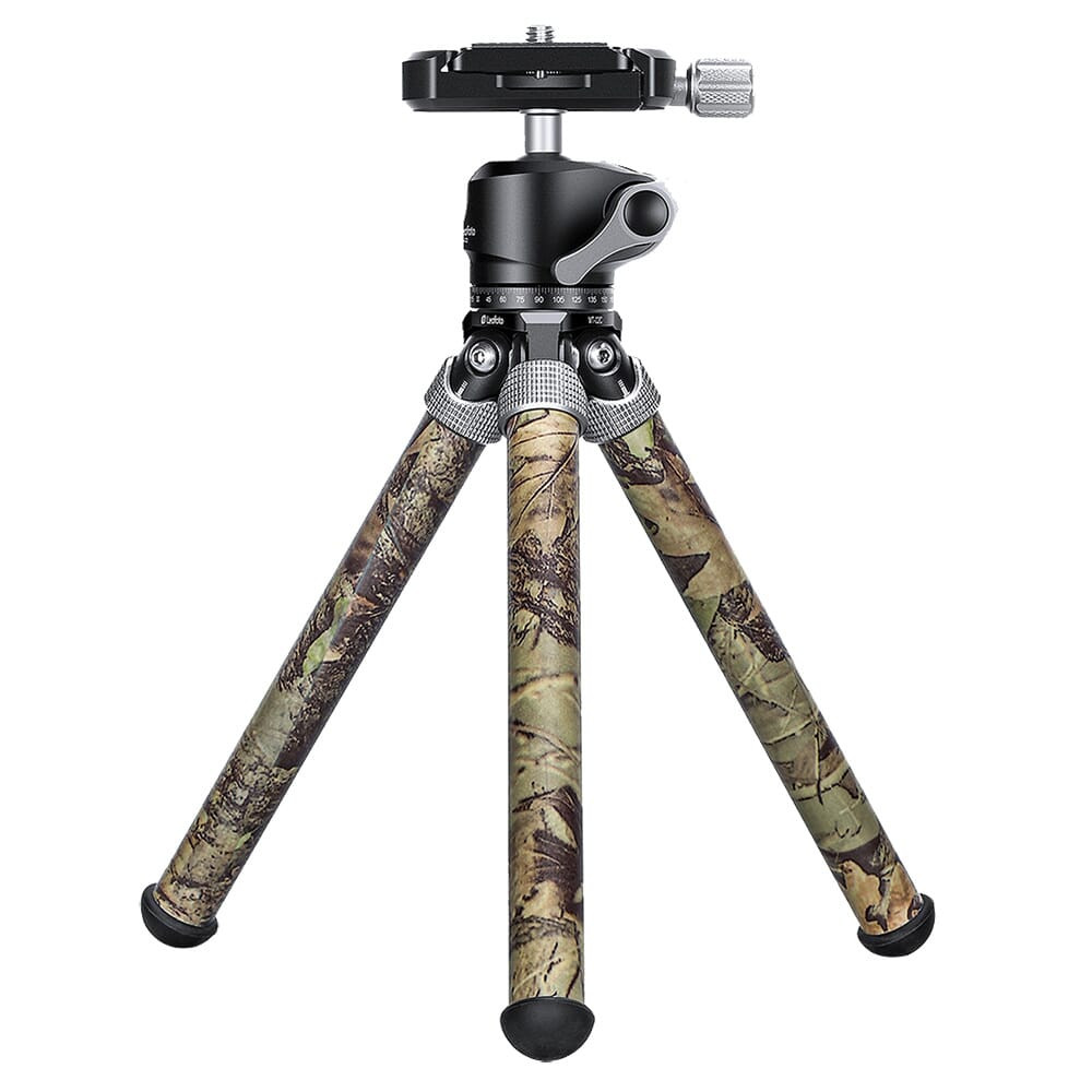 Leofoto Mini Traveler Camo Tabletop Tripod w/Ball Head Kit MT-02C-LH-22-CAMOUFLAGE - Leofoto