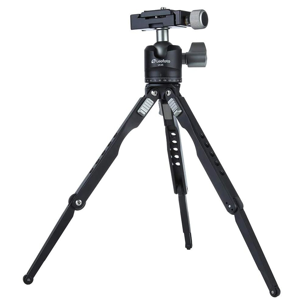 Leofoto Spider Folding Table Mini Tripod w/LH-25 Mini Ball Head Kit & Bag MT-03-LH-25 - Leofoto