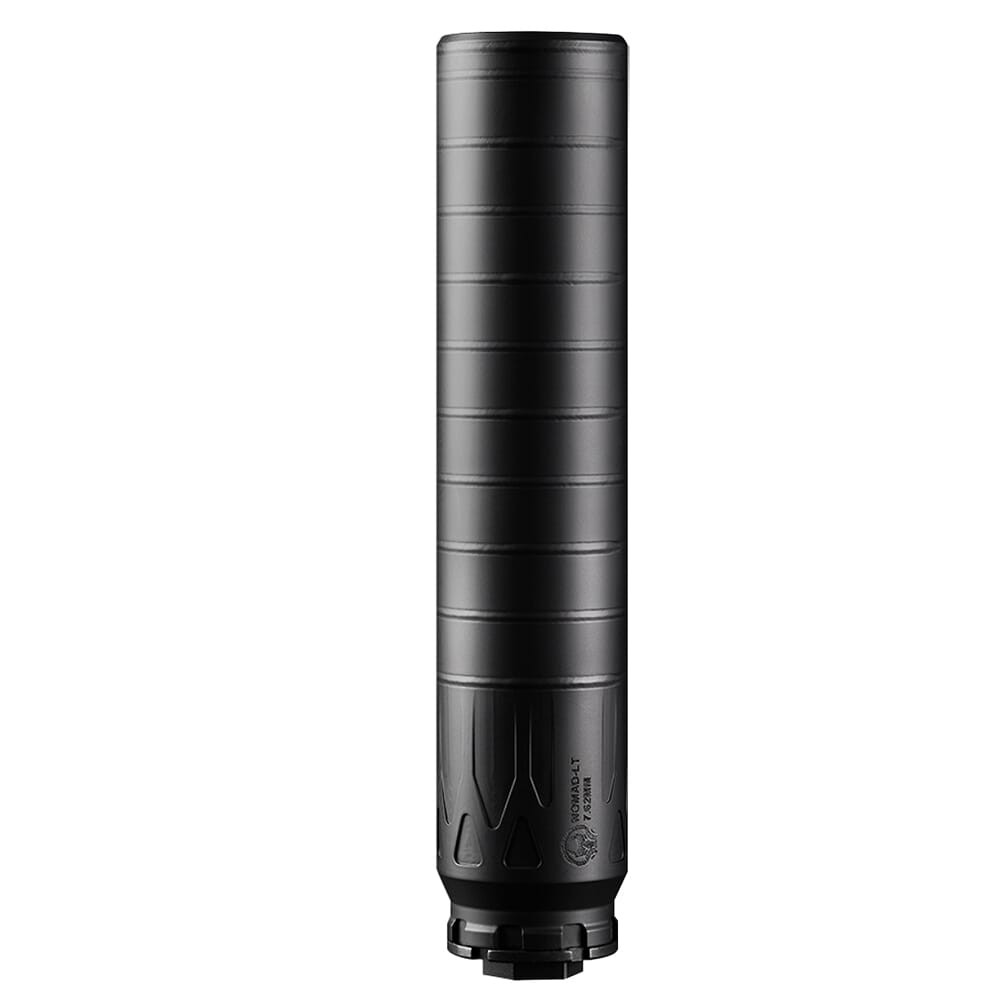 Dead Air Silencers Dead Air Nomad-L Ti 7.62mm 8.4" Blk Silencer w/Direct Thread 5/8-24 HUB Mount NOMADLTBLK - Dead Air Silencers
