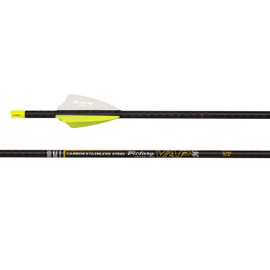Victory Archery VAP SS Gamer 200 Stainless Steel GPI: 12.5 Fletched Arrow 6pk VAPSSG-200FX-6 - Victory Archery