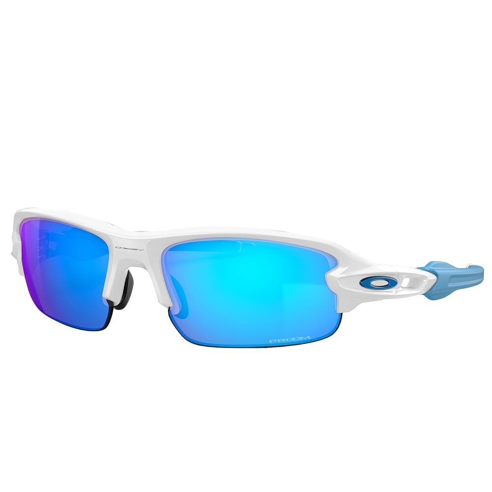 Oakley Flak XS Matte White w/PRIZM Sapphire Lenses OJ9005-1659 - Oakley