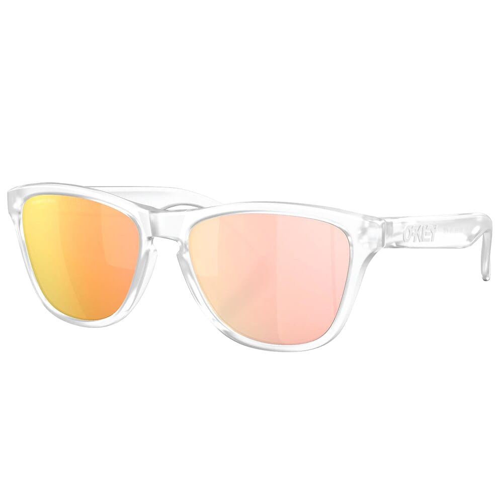 Oakley Frogskins XS Matte Clear w/PRIZM Rose Gold Lenses OJ9006-3553 - Oakley