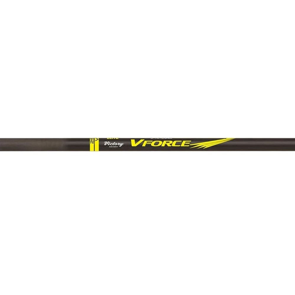 Victory Archery VForce Elite 500S Shaft GPI: 6.9 VFE-500S-12 in Black - Victory Archery