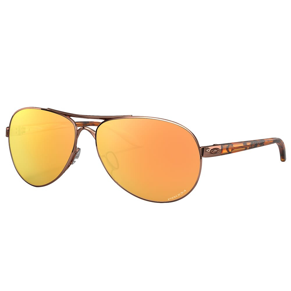 Oakley Feedback Satin Rose Gold w/PRIZM Rose Gold Lenses OO4079-4459 - Oakley