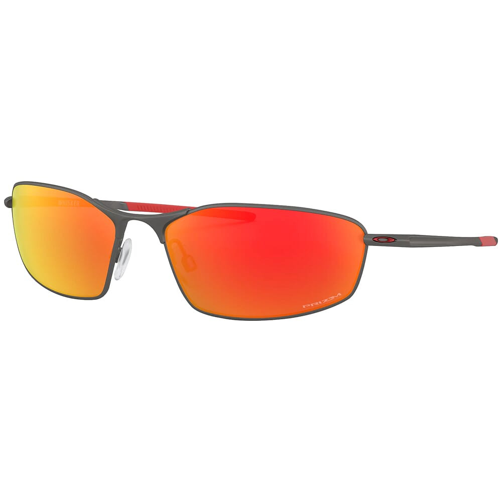 Oakley Whisker Matte Gunmetal w/PRIZM Ruby Lenses OO4141-0260 - Oakley