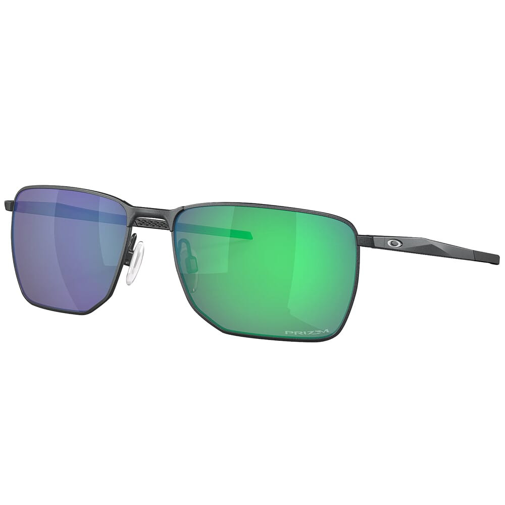 Oakley Ejector Satin Light Steel w/PRIZM Jade Lenses OO4142-1358 - Oakley