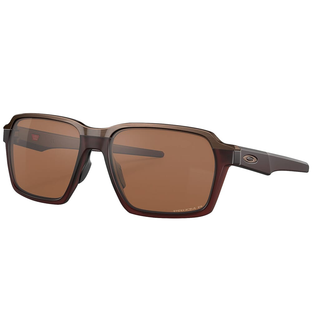 Oakley Parlay Matte Rootbeer w/PRIZM Tungsten Polarized Lenses OO4143-0658 - Oakley