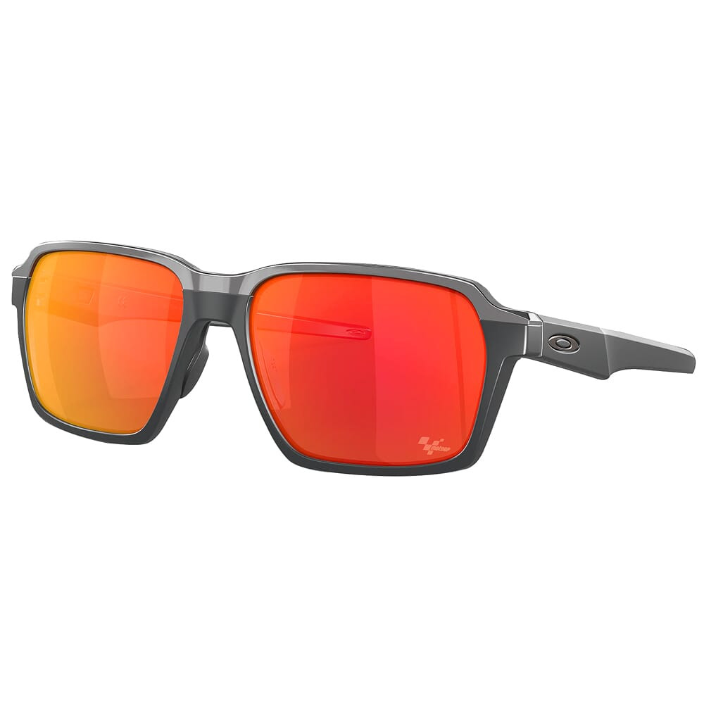 Oakley Parlay MotoGP Matte Carbon w/PRIZM Ruby Lenses OO4143-1158 - Oakley