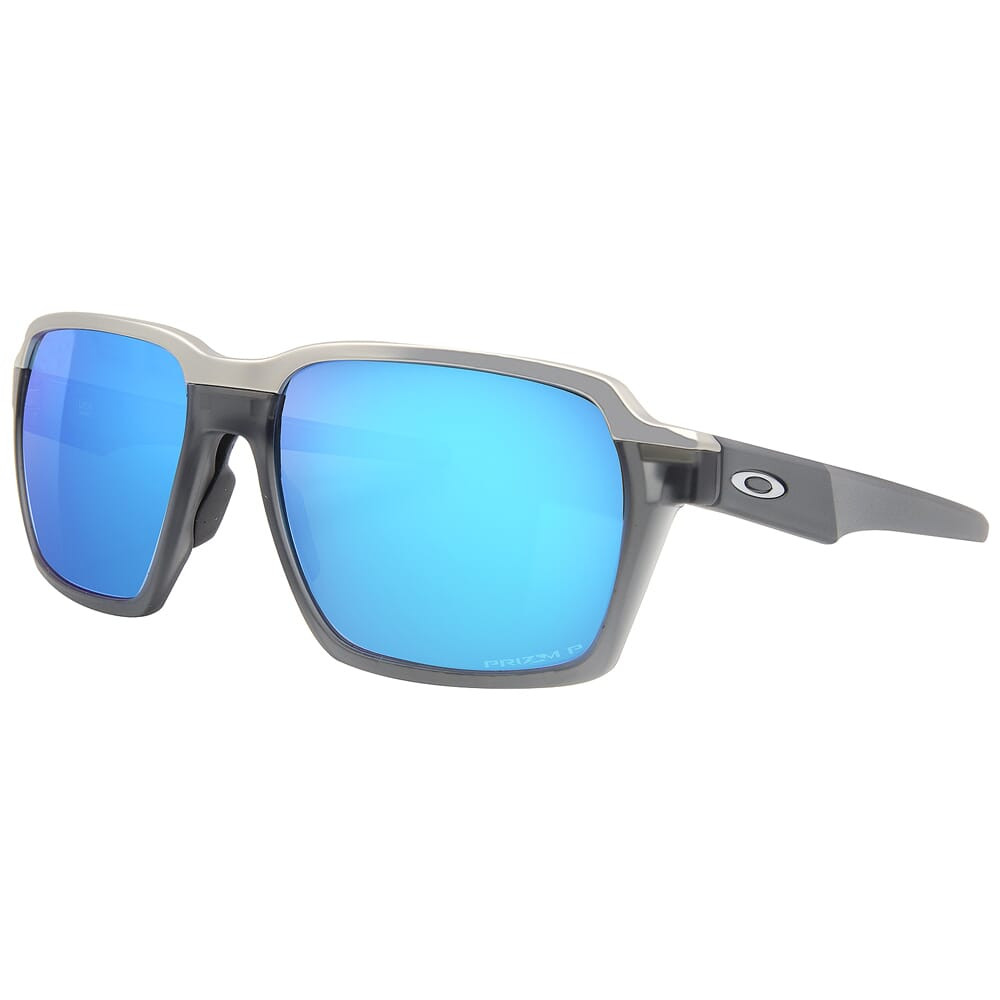 Oakley Parlay Matte Gray Smoke w/PRIZM Deep Water Polarized Lenses OO4143-1258 - Oakley
