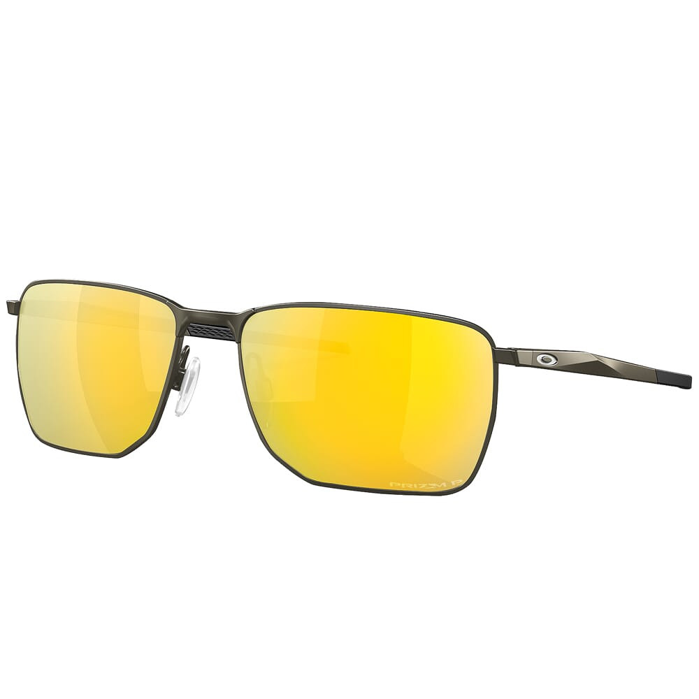 Oakley Parlay Polished Carbon w/PRIZM 24K Polarized Lenses OO4143-1358 - Oakley