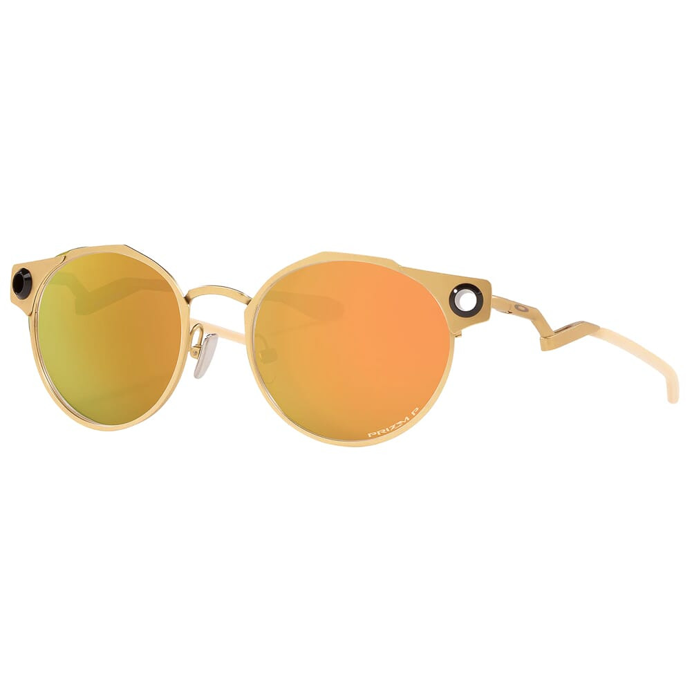 Oakley Deadbolt Satin Light Gold w/PRIZM Rose Gold Lenses OO6046-0650 - Oakley