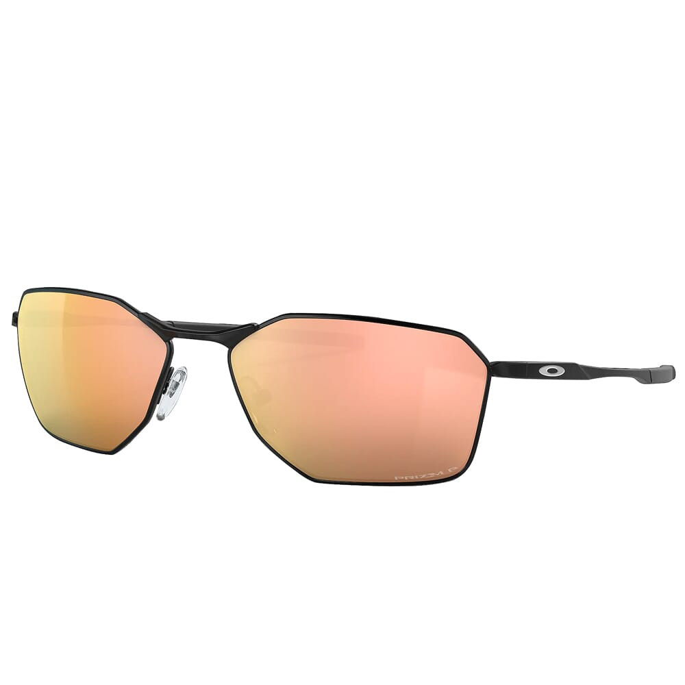 Oakley Savitar Satin Black w/PRIZM Rose Gold Polarized Lenses OO6047-0458 - Oakley