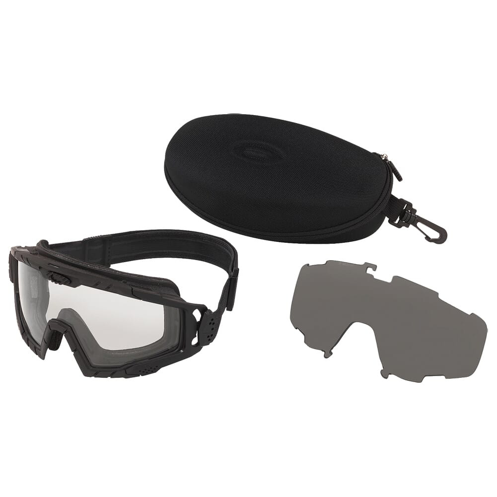 Oakley SI Ballistic Goggle 2.0 Black w/Clear and Grey Lens Array OO7035-03 - Oakley