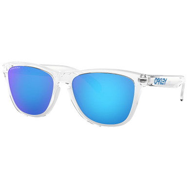 Oakley Frogskins Crystal Clear w/PRIZM Sapphire Lenses OO9013-D055 - Oakley