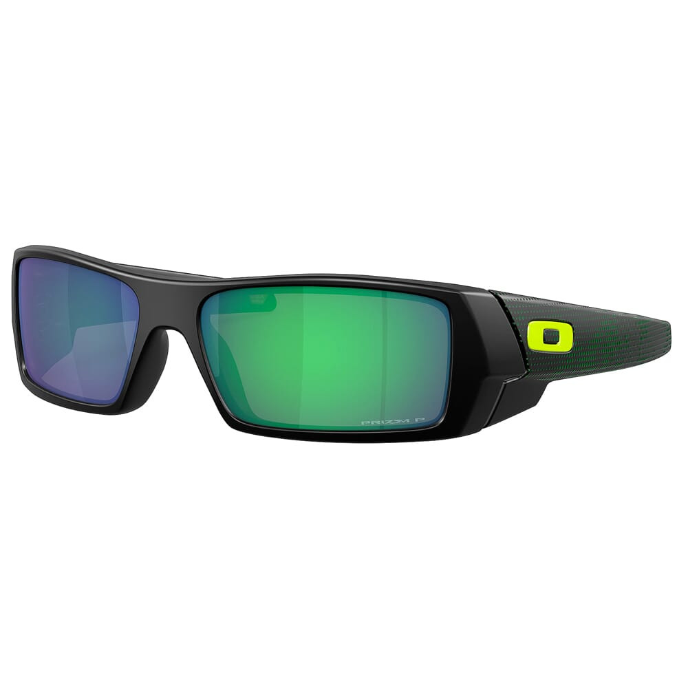 Oakley GasCan Hi Res Matte Black/Green w/PRIZM Jade Polarized Lenses OO9014-B660 - Oakley