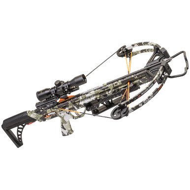 Wicked Ridge Crossbows Wicked Ridge Raider 400 De-Cock Peak XT Crossbow w/Rope-Sled, Adjustable Stock, & Pro-View Scope WR23005-4525 - Wicked Ridge Crossbows