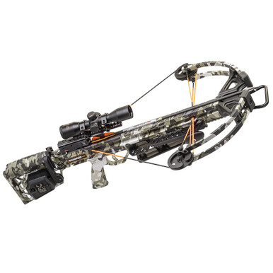 Wicked Ridge Crossbows Wicked Ridge Rampage XS Peak Camo Crossbow w/ACUdraw & Pro-View Scope WR23015-4522 - Wicked Ridge Crossbows