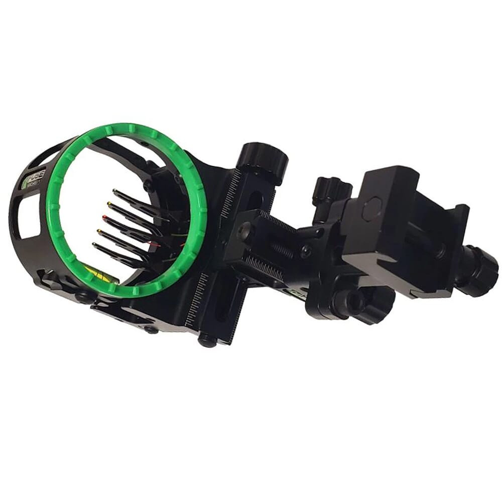 Hoyt Fuse Vectrix PXT 5-Pin Micro Adjust Pic Rail Black Bow Sight 1651591 - Hoyt
