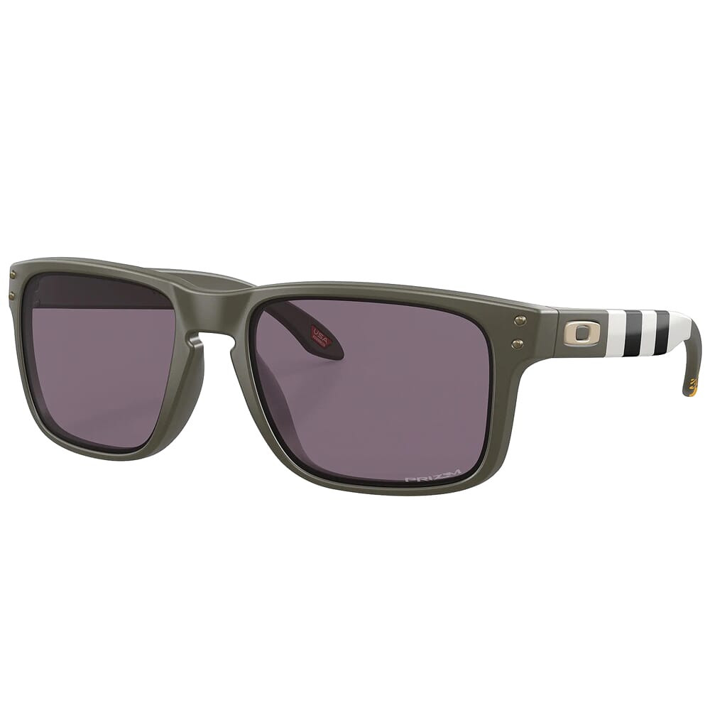Oakley SI Holbrook American Heritage WWII Nose Art Matte Olive w/PRIZM Grey Lenses OO9102-V655 - Oakley