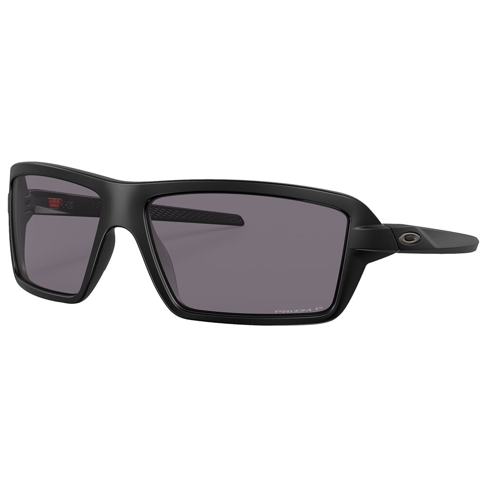 Oakley SI Cables Matte Blk w/PRIZM Grey Polarized Lenses OO9129-1063 - Oakley