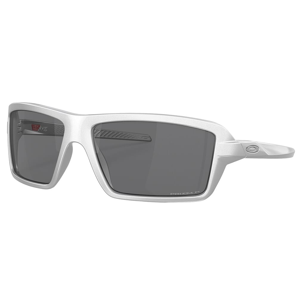 Oakley Cables X-Silver w/PRIZM Black Polar Lenses OO9129-1263 - Oakley