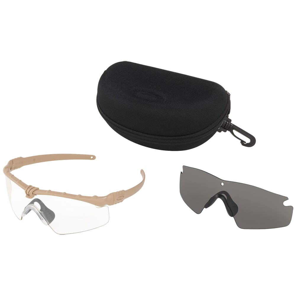 Oakley SI Ballistic M Frame 3.0 Dark Bone w/Clear and Grey Lens Array OO9146-07 - Oakley