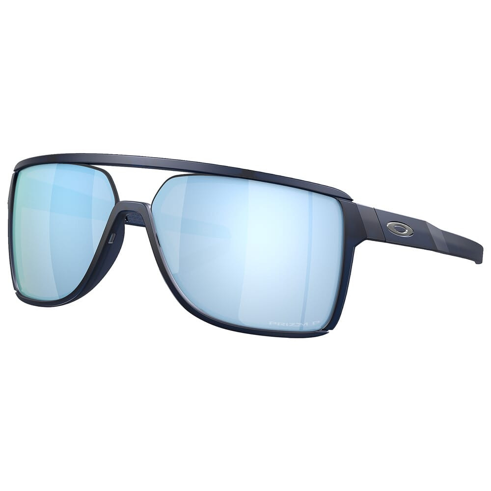 Oakley Castel Matte Trans Blue w/PRIZM Deep Water Polarized Lenses OO9147-0663 - Oakley