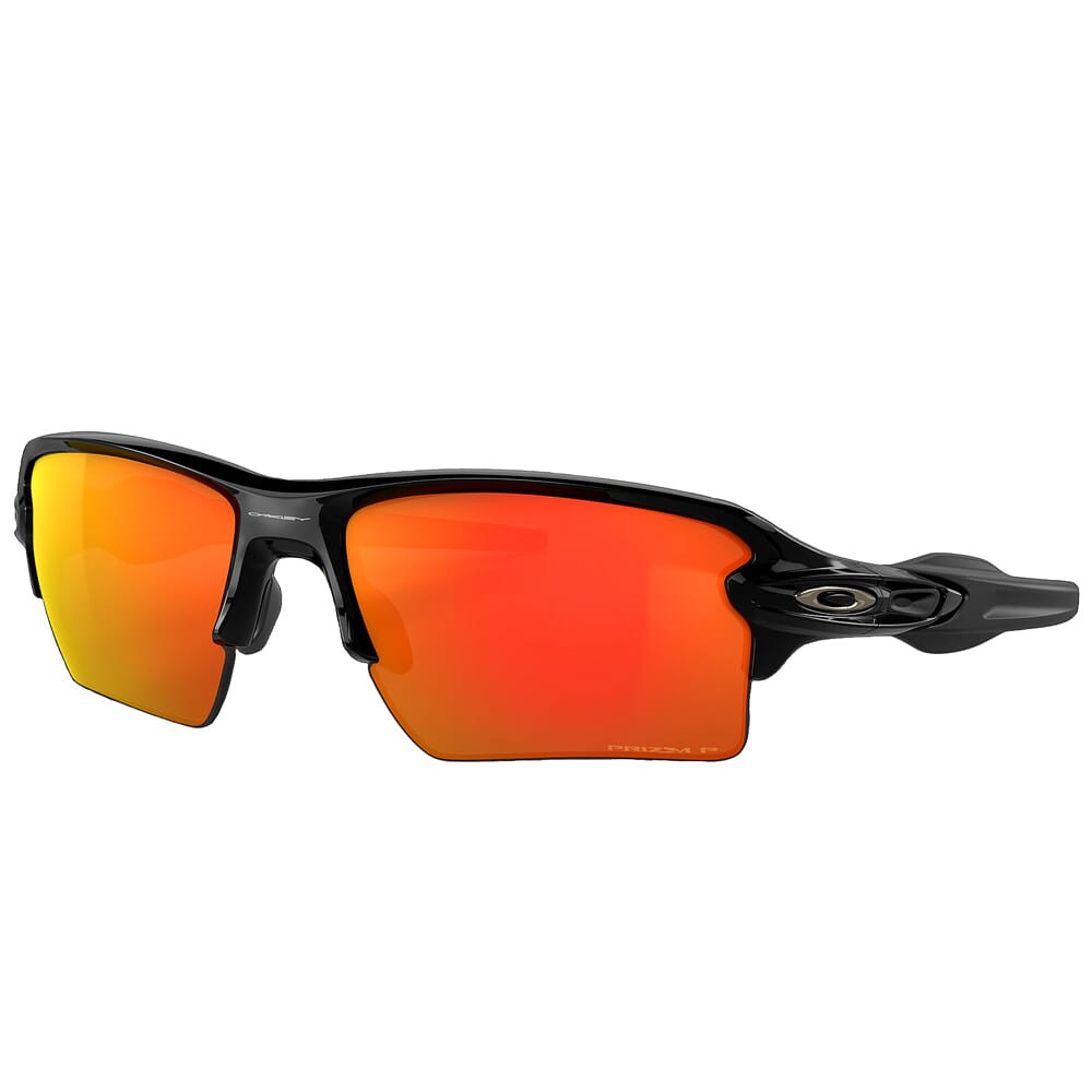 Oakley Flak 2.0 XL Polished Black w/PRIZM Ruby Polarized Lenses OO9188-F659