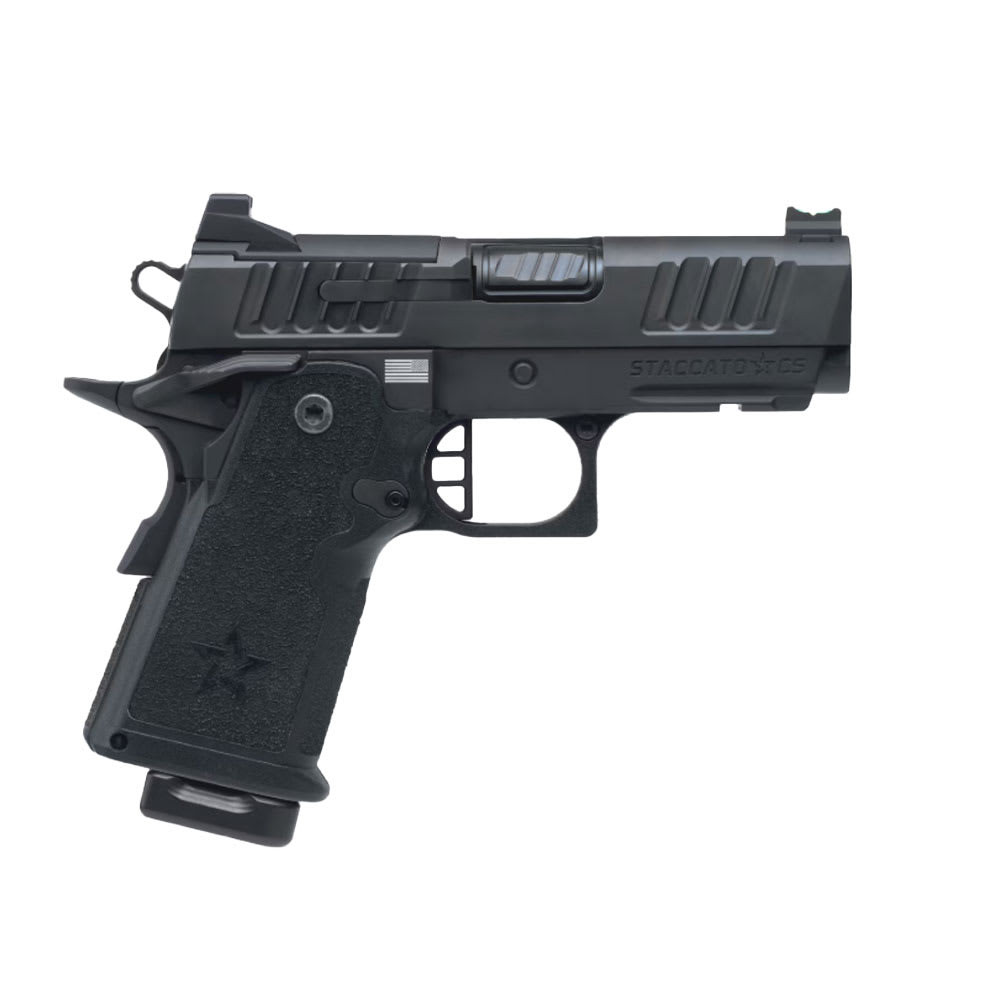 Staccato CS Carry V3 CS Optic Ready DLC Threaded Barrel (Blk Al Flat Trig) DLC/DLC TB Frm/Fnsh 14-1501-000312 - staccato