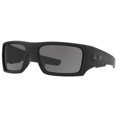Oakley SI Det Cord Matte Black w/ Tonal Flag & Grey Lenses OO9253-10 in Matte Black/ Tonal Flag Oakley Logo - Oakley