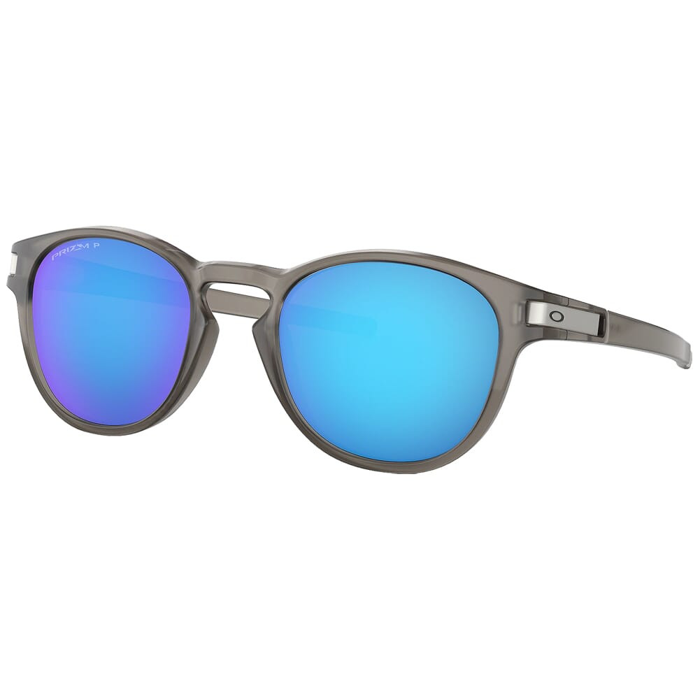 Oakley Latch Matte Grey Ink w/PRIZM Sapphire Polarized Lenses OO9265-3253 - Oakley