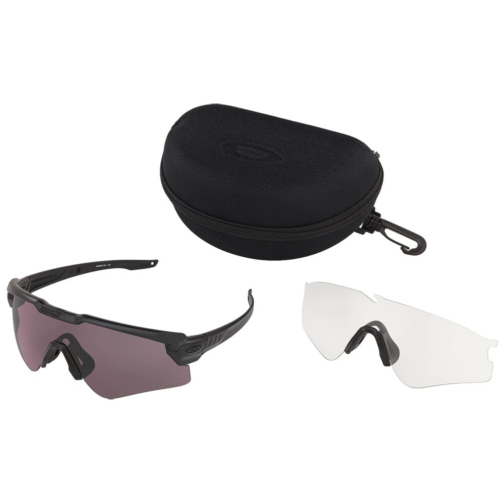 Oakley SI Ballistic M Frame ALPHA Black w/PRIZM Grey and Clear Lens Array OO9296-1844 - Oakley