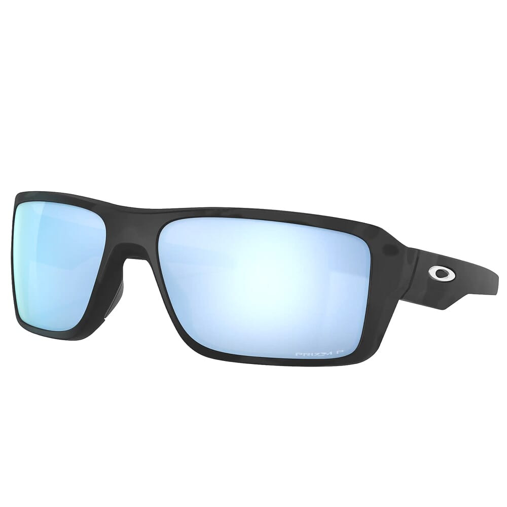 Oakley Double Edge Matte Black Camo w/PRIZM Deep Water Polarized Lenses OO9380-2766 - Oakley