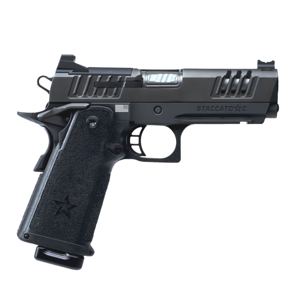 Staccato C Carry + Duty V3 C Optic Ready Stainless Barrel (Curv Trig) DLC/SS Frm/Fnsh 15-1501-000002 - staccato