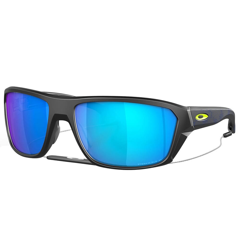 Oakley Split Shot Hi Res Matte Black/Blue w/PRIZM Sapphire Polarized Lenses OO9416-3364 - Oakley