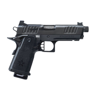 Staccato C Carry + Duty V3 C Optic Ready DLC Threaded Barrel (Flat Trig) DLC/DLC TB Frm/Fnsh 15-1501-000312 - staccato
