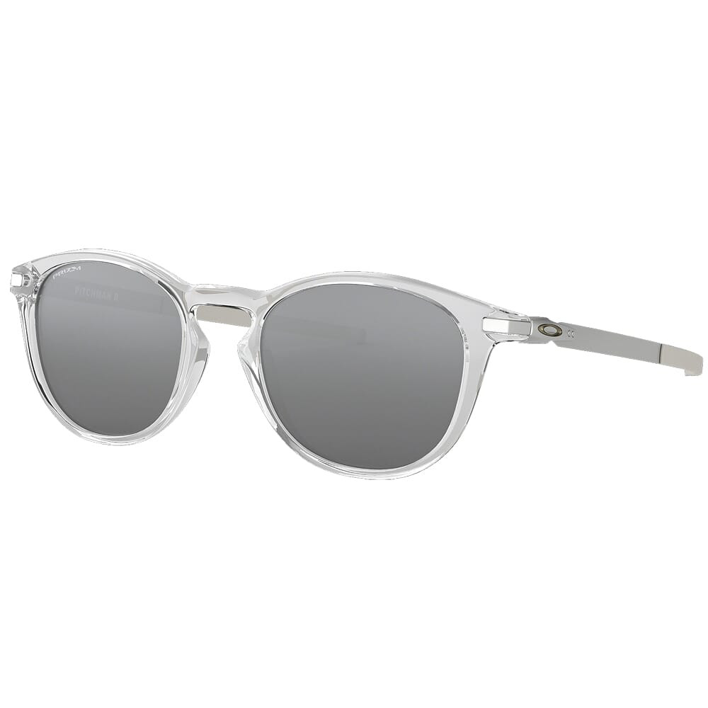 Oakley Pitchman R Polished Clear w/PRIZM Black Lenses OO9439-0250 - Oakley