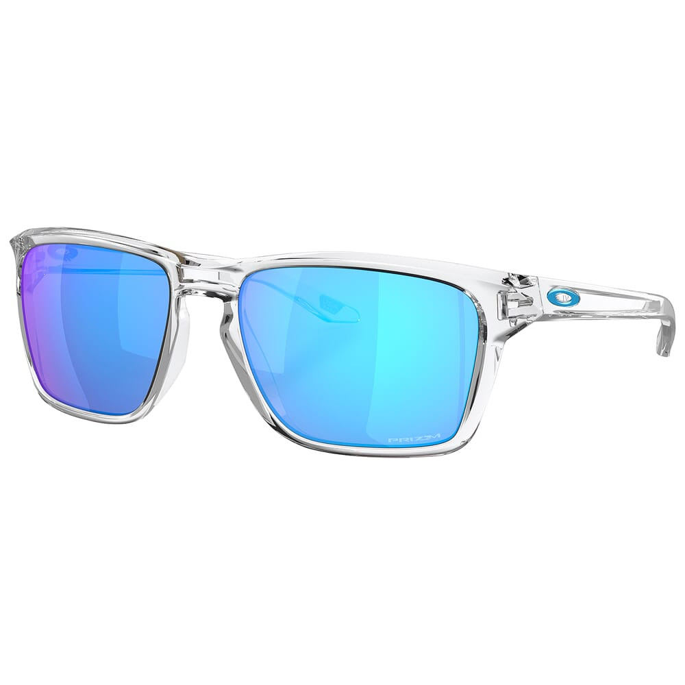 Oakley Sylas Polished Clear w/PRIZM Sapphire Lenses OO9448-0460 - Oakley