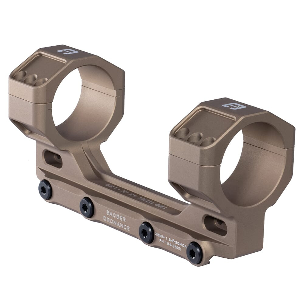 Badger Ordnance C.O.M.M. MAX 35mm 1.54" 20MOA Tan Scope Mount 154-352K - Badger Ordnance